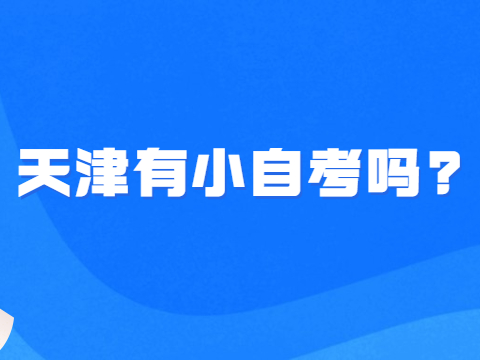天津有小自考吗?